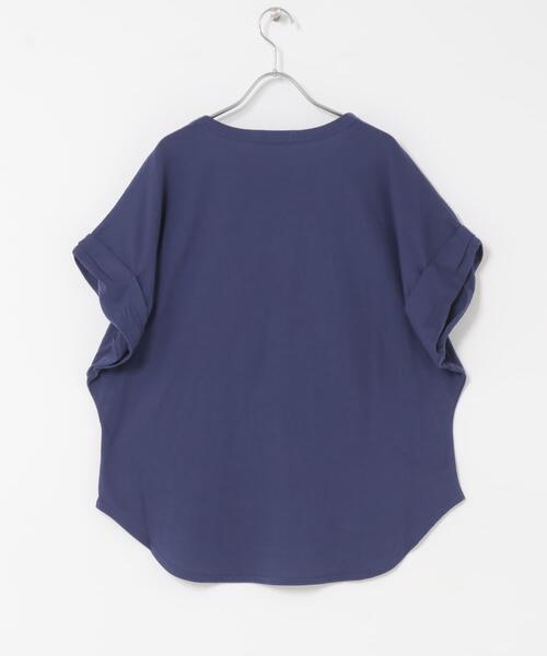 URBAN RESEARCH ROSSO WOMEN（アーバンリサーチ　ロッソ）の「CHIGNON　アーチロゴフレンチ（Tシャツ/カットソー・レディース・ブラック/ホワイト/ネイビー・FREE）」の12枚目の写真