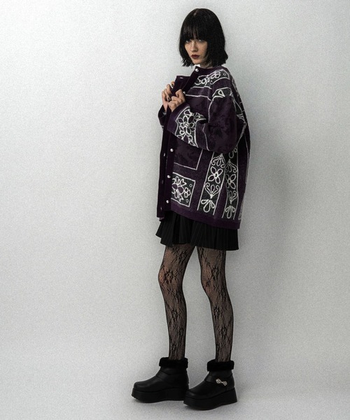 HARE(ハレ)の「メタルパーツボアショートブーツ(HARE)(ブーツ・レディース・ブラック・MEDIUM/LARGE)」の2枚目の写真