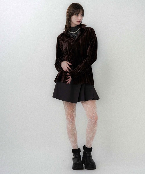 HARE(ハレ)の「メタルパーツボアショートブーツ(HARE)(ブーツ・レディース・ブラック・MEDIUM/LARGE)」の3枚目の写真
