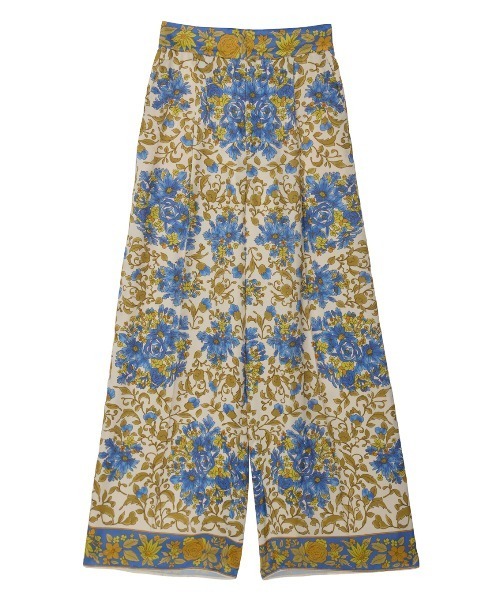 Ameri vintageタグ付き未使用スカーフ柄パンツ Ameri vintageタグ付き