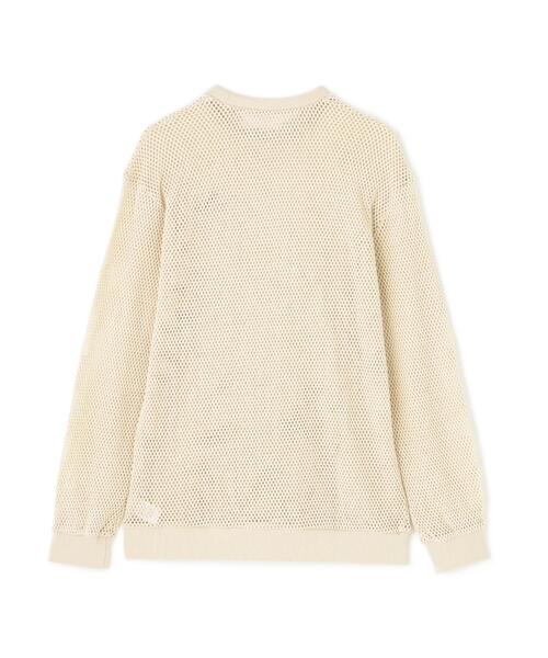 over print(オーバープリント)の「overprint/オーバープリント/MESH TEE(Tシャツ/カットソー・メンズ・ブラック/アイボリー・L/M)」の7枚目の写真
