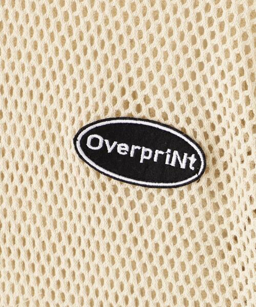 over print(オーバープリント)の「overprint/オーバープリント/MESH TEE(Tシャツ/カットソー・メンズ・ブラック/アイボリー・L/M)」の10枚目の写真