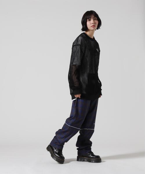 over print(オーバープリント)の「overprint/オーバープリント/MESH TEE(Tシャツ/カットソー・メンズ・ブラック/アイボリー・L/M)」の16枚目の写真