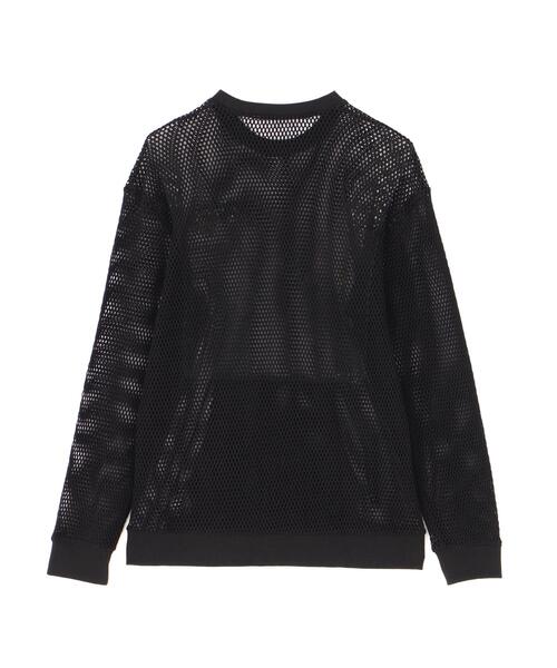 over print(オーバープリント)の「overprint/オーバープリント/MESH TEE(Tシャツ/カットソー・メンズ・ブラック/アイボリー・L/M)」の18枚目の写真