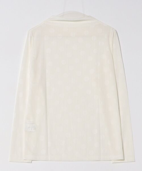 antiqua(アンティカ)の「ドット柄シアートップス(その他トップス・レディース・ホワイト/ブラック・ONESIZE)」の6枚目の写真