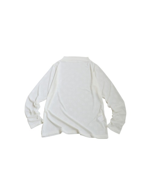 antiqua(アンティカ)の「ドット柄シアートップス(その他トップス・レディース・ホワイト/ブラック・ONESIZE)」の10枚目の写真