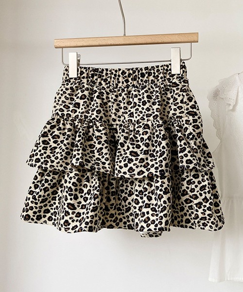 お値下げ❣️美品、貴重♡LVレオパードミニスカート i-dare】レオパード ヒョウ柄 台形 ミニスカート（スカート）｜i-dare
