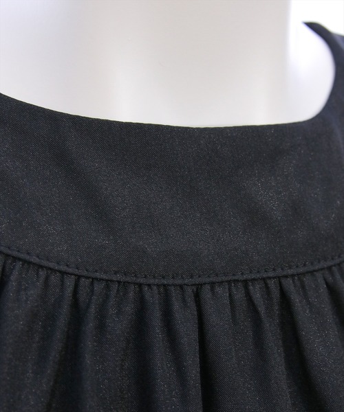 clear（クリア）の「2wayリボンアメスリ長袖ミニワンピース[大人 フェミニン 上品]（ワンピース・レディース・グレー/ブラック/アイボリー・F）」の19枚目の写真