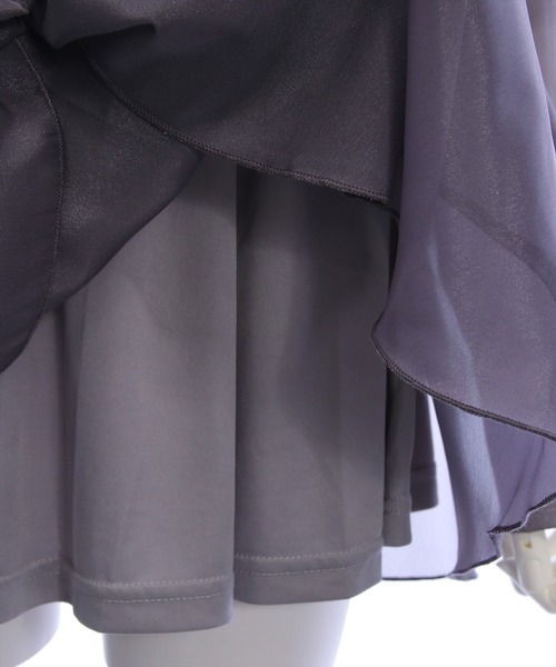 clear（クリア）の「2wayリボンアメスリ長袖ミニワンピース[大人 フェミニン 上品]（ワンピース・レディース・グレー/ブラック/アイボリー・F）」の17枚目の写真