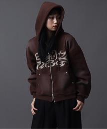 Art re A select（アトリエセレクト）の「【SEQUENZ（シークエンズ）】SQNZ NEW O.G LOGO FADE ZIP P/K（パーカー）」
