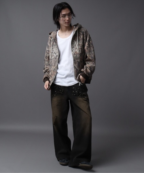 SEQUENZ（シークエンズ）】SQNZ NEW O.G LOGO FADE ZIP P/K（パーカー