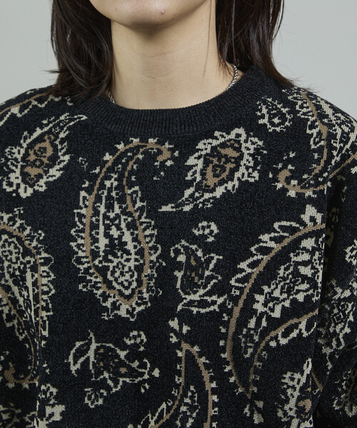 ★エトロ★ドライバーズニット ウールシルク ペイズリー ゴールド ロゴ 44 hiyuki様ご専用エトロ ペイズリー柄ウールシルクストール - メルカリ