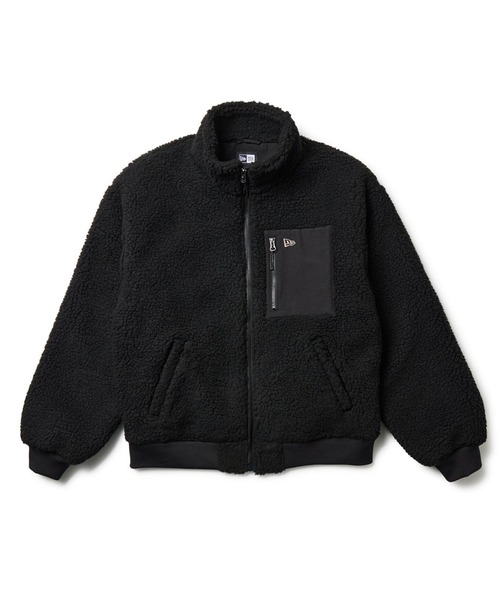 NEW ERA（ニューエラ）の「NEW ERA/ニューエラ BOA BLOUSON 252 ボアジャケット 14682728/14682729（ブルゾン・メンズ・ブラウン/ブラック・2XL/XL/L/M）」の3枚目の写真