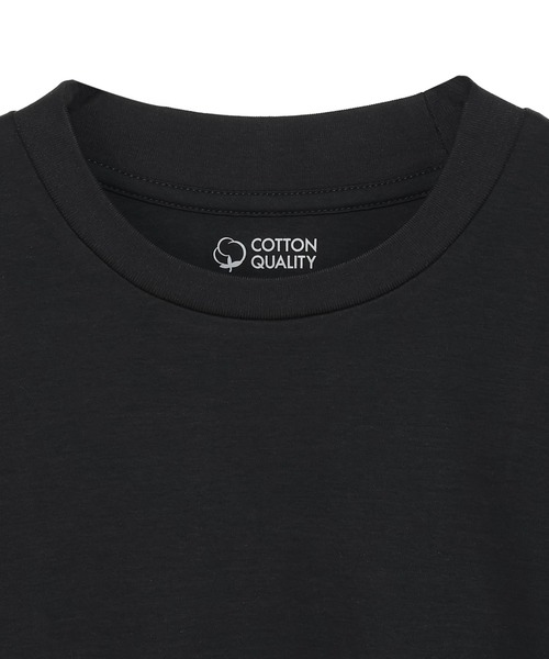 TOKYO SHIRTS（トウキョウシャツ）の「【シャツ屋仕立てのTシャツ】 クルーネック 長袖Tシャツ（Tシャツ/カットソー・メンズ・ブラック/ホワイト・S/M/LL）」の7枚目の写真