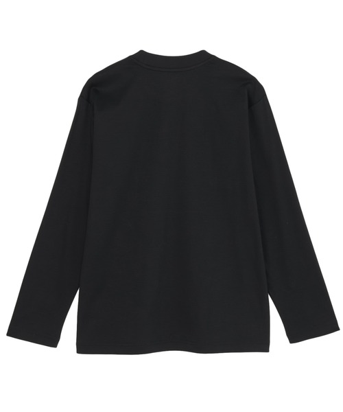 TOKYO SHIRTS（トウキョウシャツ）の「【シャツ屋仕立てのTシャツ】 クルーネック 長袖Tシャツ（Tシャツ/カットソー・メンズ・ブラック/ホワイト・S/M/LL）」の9枚目の写真