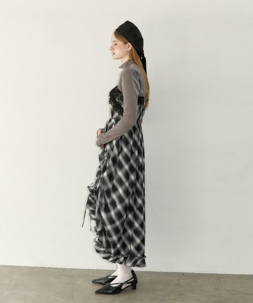 idem（イデム）の「lace drawstring onepiece / レースデザインドロストキャミワンピース（ワンピース・レディース・その他/ホワイト・FREE）」の11枚目の写真