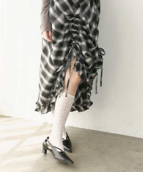 idem（イデム）の「lace drawstring onepiece / レースデザインドロストキャミワンピース（ワンピース・レディース・その他/ホワイト・FREE）」の15枚目の写真