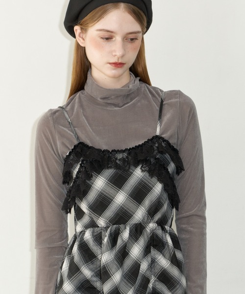 idem（イデム）の「lace drawstring onepiece / レースデザインドロストキャミワンピース（ワンピース・レディース・その他/ホワイト・FREE）」の16枚目の写真