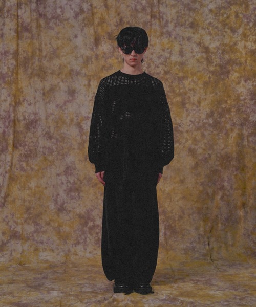 AJOBYAJO(アジョバイアジョ)の「AJOBYAJO/アジョバイアジョ/Double Layered Pants(スラックス・レディース・ブラック・XL/L)」の11枚目の写真