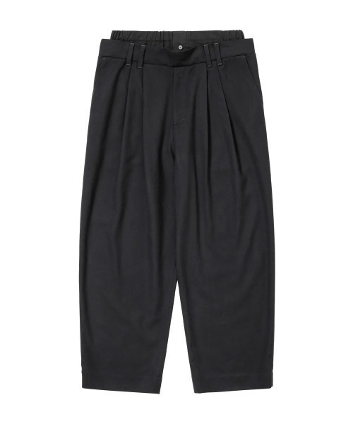 AJOBYAJO(アジョバイアジョ)の「AJOBYAJO/アジョバイアジョ/Double Layered Pants(スラックス・レディース・ブラック・XL/L)」の6枚目の写真