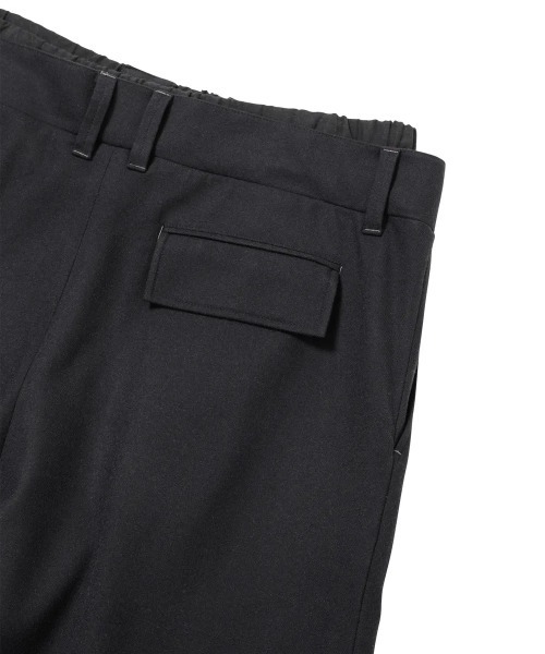 AJOBYAJO(アジョバイアジョ)の「AJOBYAJO/アジョバイアジョ/Double Layered Pants(スラックス・レディース・ブラック・XL/L)」の9枚目の写真