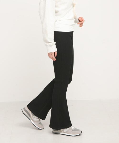 URBAN RESEARCH Sonny Label(アーバンリサーチサニーレーベル)の「SLAB Flare Rib Leggings(その他パンツ・レディース・チャコールグレー/ブラック・S-M/M-L)」の2枚目の写真