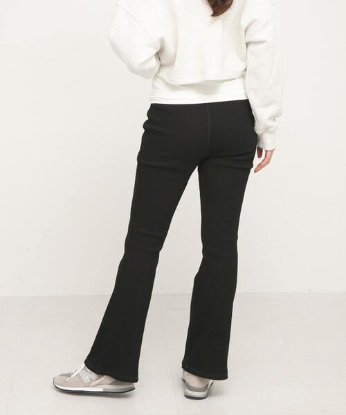 URBAN RESEARCH Sonny Label(アーバンリサーチサニーレーベル)の「SLAB Flare Rib Leggings(その他パンツ・レディース・チャコールグレー/ブラック・S-M/M-L)」の9枚目の写真