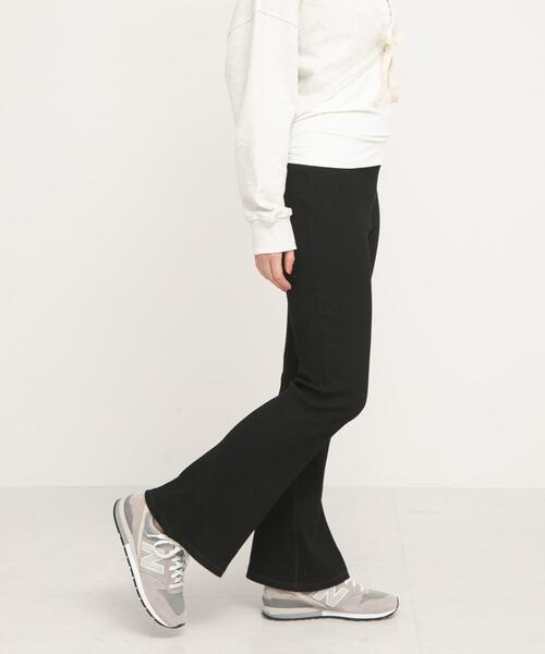 URBAN RESEARCH Sonny Label(アーバンリサーチサニーレーベル)の「SLAB Flare Rib Leggings(その他パンツ・レディース・チャコールグレー/ブラック・S-M/M-L)」の8枚目の写真