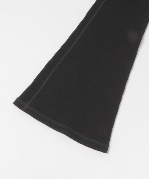 URBAN RESEARCH Sonny Label(アーバンリサーチサニーレーベル)の「SLAB Flare Rib Leggings(その他パンツ・レディース・チャコールグレー/ブラック・S-M/M-L)」の3枚目の写真