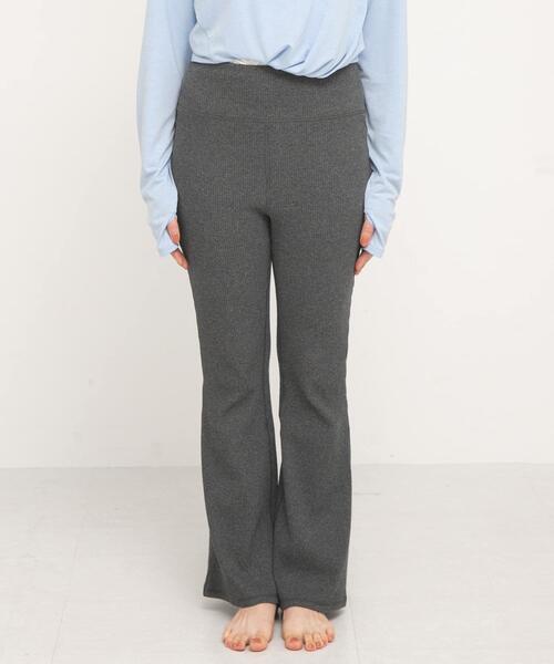 URBAN RESEARCH Sonny Label(アーバンリサーチサニーレーベル)の「SLAB Flare Rib Leggings(その他パンツ・レディース・チャコールグレー/ブラック・S-M/M-L)」の19枚目の写真