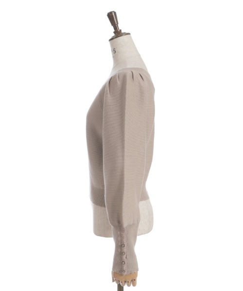 axes femme（アクシーズファム）の「オフショルニットプルオーバー（ニット/セーター・レディース・キナリ/モカ/ブラック・FREE）」の16枚目の写真