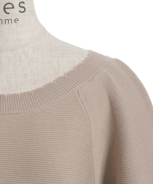 axes femme（アクシーズファム）の「オフショルニットプルオーバー（ニット/セーター・レディース・キナリ/モカ/ブラック・FREE）」の20枚目の写真