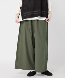 【WEB・一部地域限定】タックストレートワイドパンツ