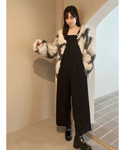 OUNNOUN（オウンノウン）の「【OUNNOUN】ロングシャギー2WAYオーバーサイズニット（ニット/セーター・レディース・その他1/グレー/ブルー/ベビーピンク・FREE）」の6枚目の写真