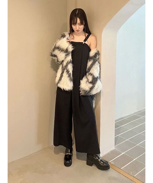 OUNNOUN（オウンノウン）の「【OUNNOUN】ロングシャギー2WAYオーバーサイズニット（ニット/セーター・レディース・その他1/グレー/ブルー/ベビーピンク・FREE）」の7枚目の写真