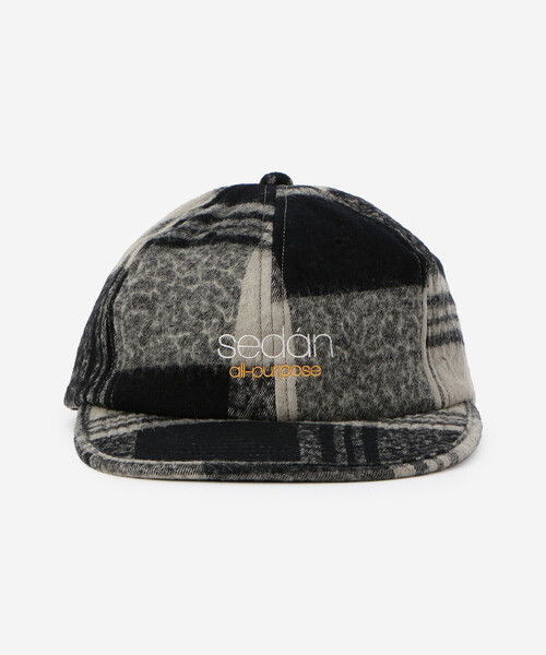 SEDAN ALL-PURPOSE（セダンオールパーパス）の「SEDAN ALL-PURPOSE | コットンウールチェック 6パネルキャップ MEN（キャップ・メンズ・カーキ/ブラウン・ONE）」の4枚目の写真