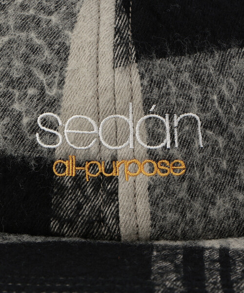 SEDAN ALL-PURPOSE（セダンオールパーパス）の「SEDAN ALL-PURPOSE | コットンウールチェック 6パネルキャップ MEN（キャップ・メンズ・カーキ/ブラウン・ONE）」の10枚目の写真