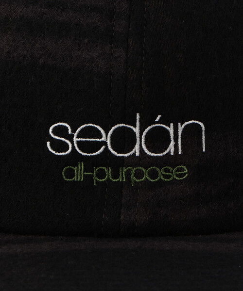 SEDAN ALL-PURPOSE（セダンオールパーパス）の「SEDAN ALL-PURPOSE | コットンウールチェック 6パネルキャップ MEN（キャップ・メンズ・カーキ/ブラウン・ONE）」の11枚目の写真
