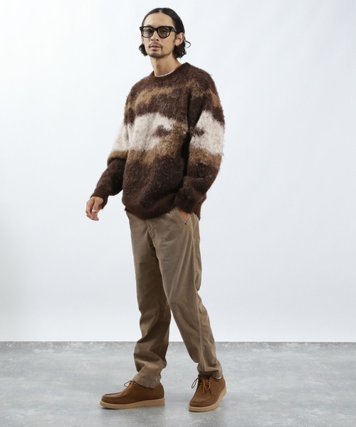 BAYFLOW(ベイフロー)の「アブストラクトパターンニット(ニット/セーター・メンズ・ブラウン/グレー・MEDIUM/LARGE)」の11枚目の写真