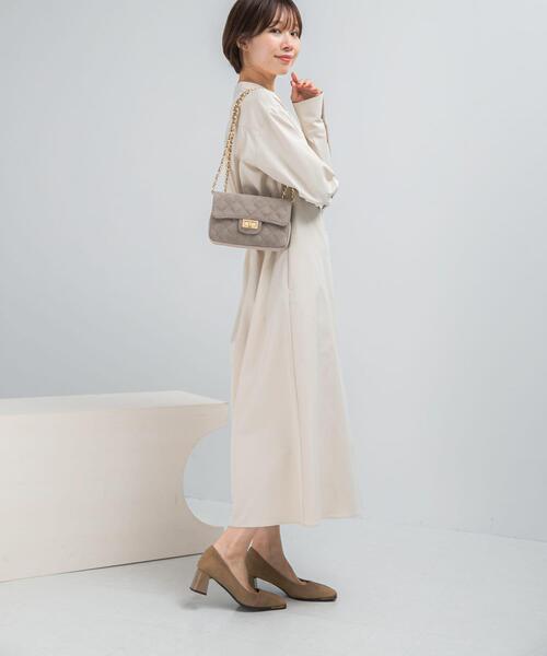 セール】ウォッシャブルウエストマークワンピース（ワンピース
