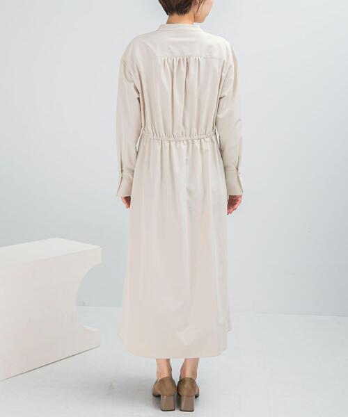 URBAN RESEARCH ROSSO WOMEN(アーバンリサーチ ロッソ)の「ウォッシャブルウエストマークワンピース(ワンピース・レディース・アイボリー/ブラック・FREE)」の7枚目の写真