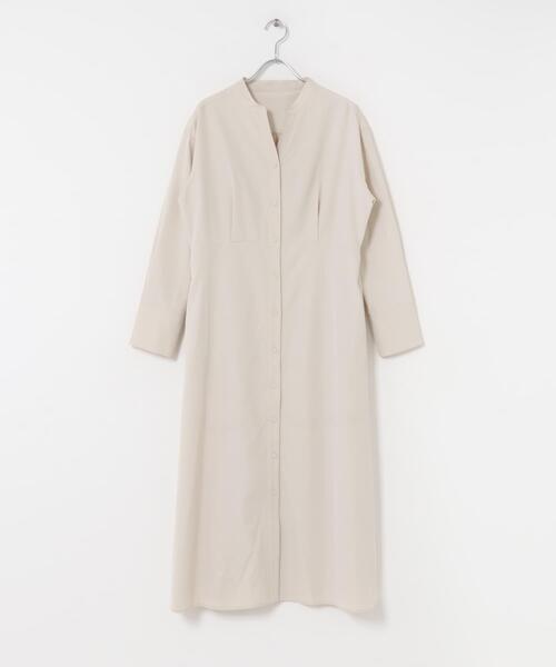 URBAN RESEARCH ROSSO WOMEN(アーバンリサーチ ロッソ)の「ウォッシャブルウエストマークワンピース(ワンピース・レディース・アイボリー/ブラック・FREE)」の10枚目の写真