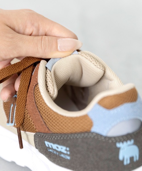 moz(モズ)の「moz モズ 軽量 メッシュ スニーカー(スニーカー・レディース・ブラック/グレー/ブラウン・23.0cm/23.5cm/24.0cm/24.5cm/25.0cm/22.5cm)」の12枚目の写真