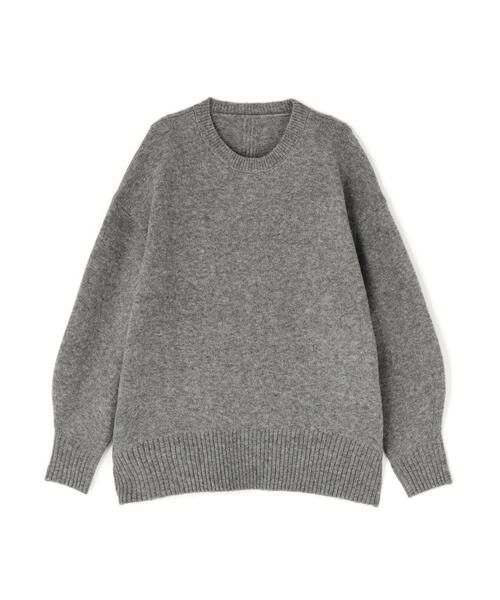 NATURAL BEAUTY BASIC(ナチュラルビューティーベーシック)の「◇バックスリットミドルニット(ニット/セーター・レディース・グレー/オレンジ/ダークブルー/ベージュ・FREE)」の5枚目の写真