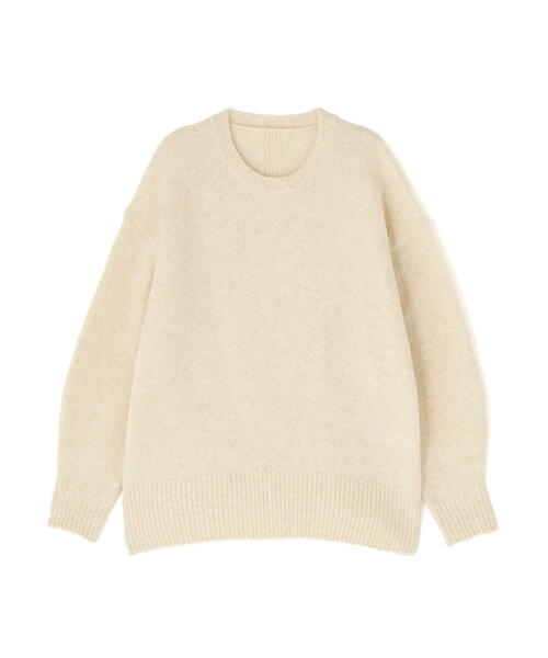 NATURAL BEAUTY BASIC(ナチュラルビューティーベーシック)の「◇バックスリットミドルニット(ニット/セーター・レディース・グレー/オレンジ/ダークブルー/ベージュ・FREE)」の14枚目の写真