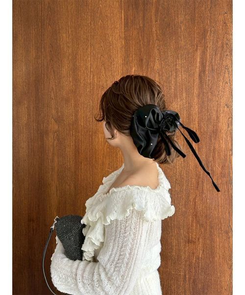 SNIDEL（スナイデル）の「ラッフルデザインニットプルオーバー（ニット/セーター・レディース・アイボリー/グレー/イエロー・F）」の19枚目の写真