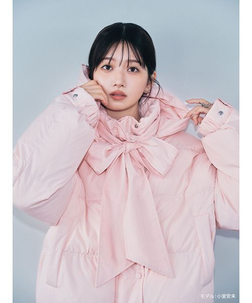 WEB限定カラー】recycleリボンダウン（ダウンジャケット/コート