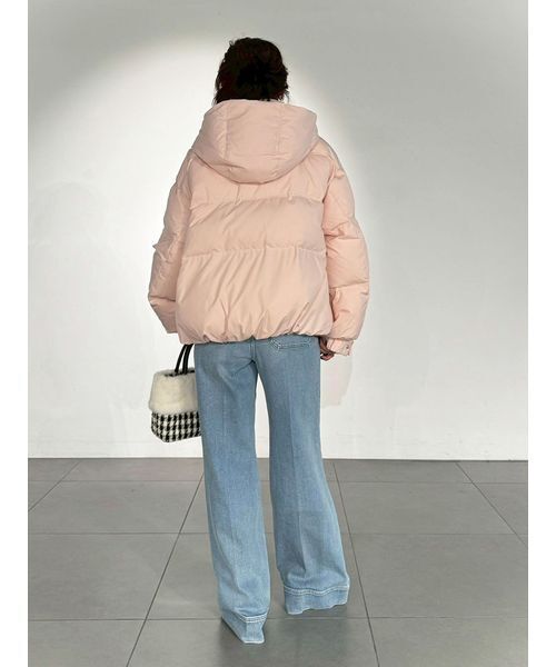 セール】【WEB限定カラー】recycleリボンダウン（ダウンジャケット