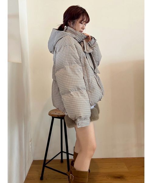 WEB限定カラー】recycleリボンダウン（ダウンジャケット/コート