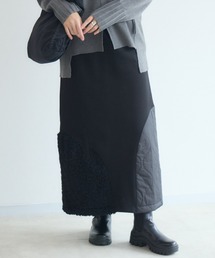 Paradise Picnic（パラダイスピクニック）の「33℃ キルティング×ボア裏毛スカート（スカート・レディース）」